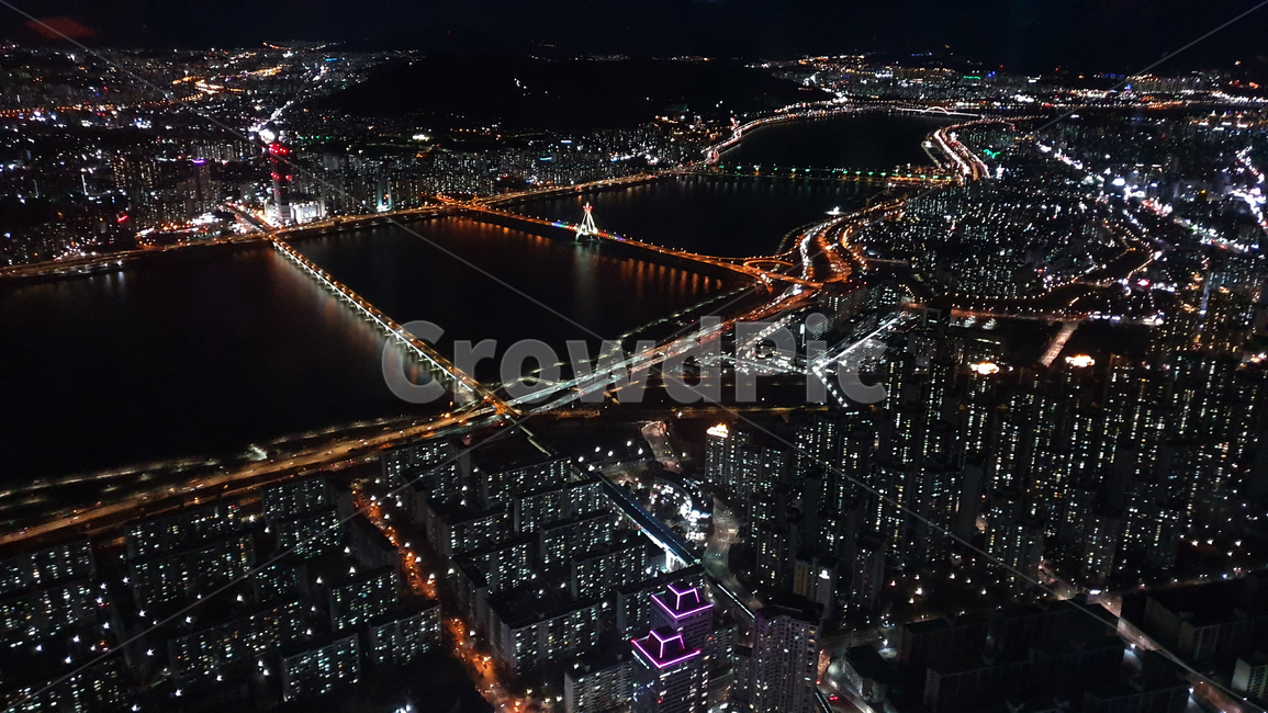 옥외,landscape,경치,scenery,조감도,road,도로,aerialview,롯데타워,야경,서울야경