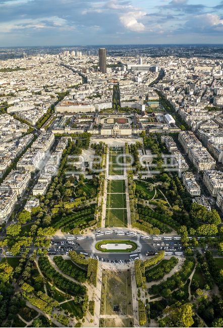 nature,city,downtown,view map,fly,Panorama,outdoors,urban,painting,aerialview,The Eiffel Tower