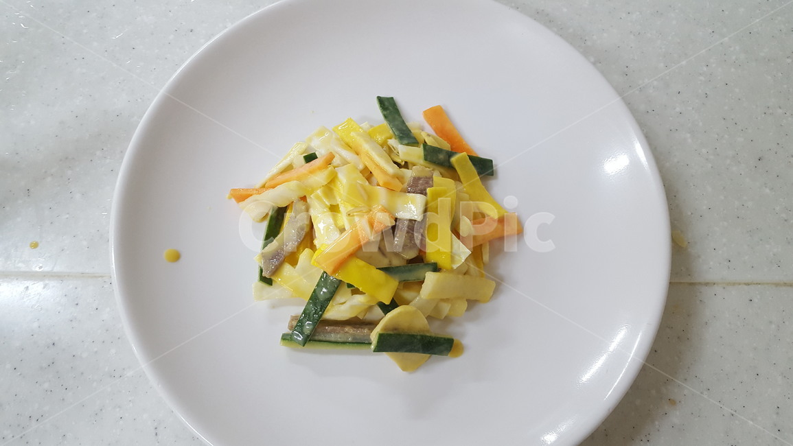 한식,한식조리,한식요리,한식조리기능사,겨자채