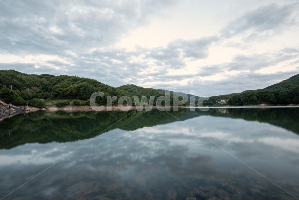 구름,산,하늘,호수,풍경,반영,cloud,water,mountain,reflect,lake,landscape