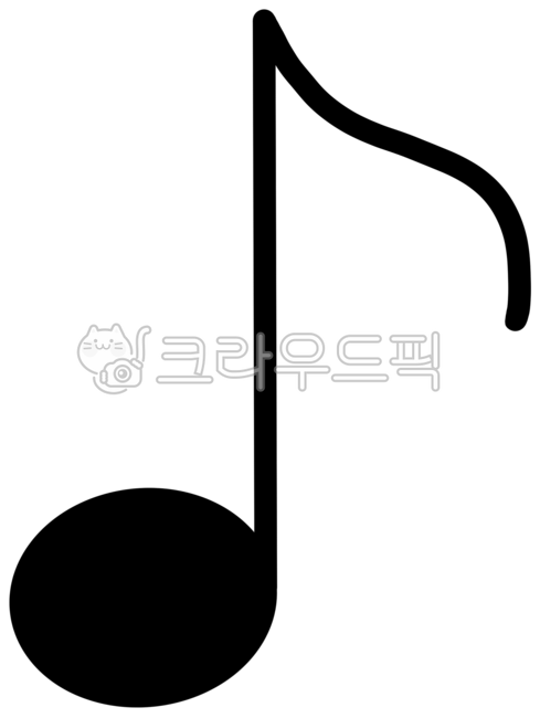 음표, 음악, 박자, 리듬, 8분음표, 사진,이미지,일러스트,캘리그라피 - ddalgimoi작가