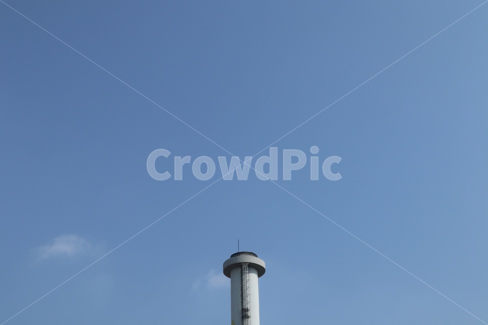 굴뚝,하늘,sky,구름,chimney,맑은하늘,파란하늘