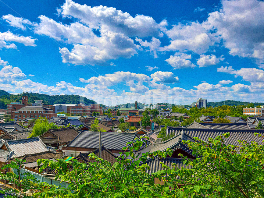 한옥,한국적인,자연,날씨,하늘,weather,outdoors,cloud,옥외,구름,sky,cumulus,적운,nature,한국전통,한국문화,korean traditional,korean culture