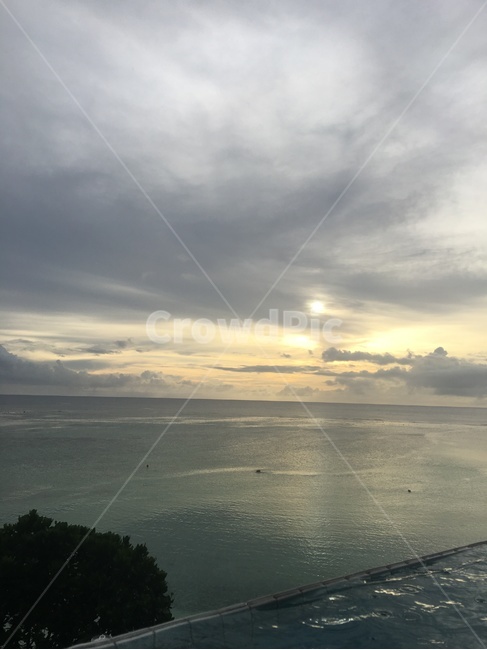 괌,미국,휴양지,호텔수영장,일몰,sunset,괌바다,gaum,hotel,swimmingpool,수영장,여유,구름,자연,바다