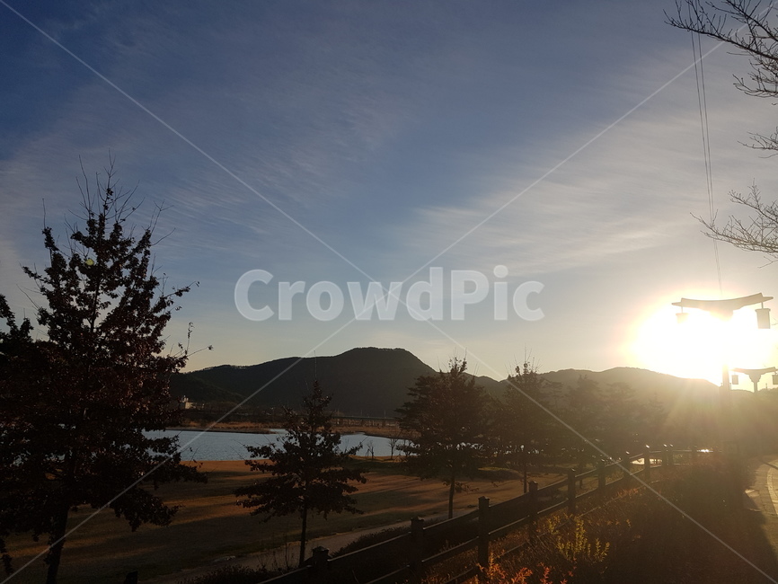 light,빛,flare,플레어,일출,강변