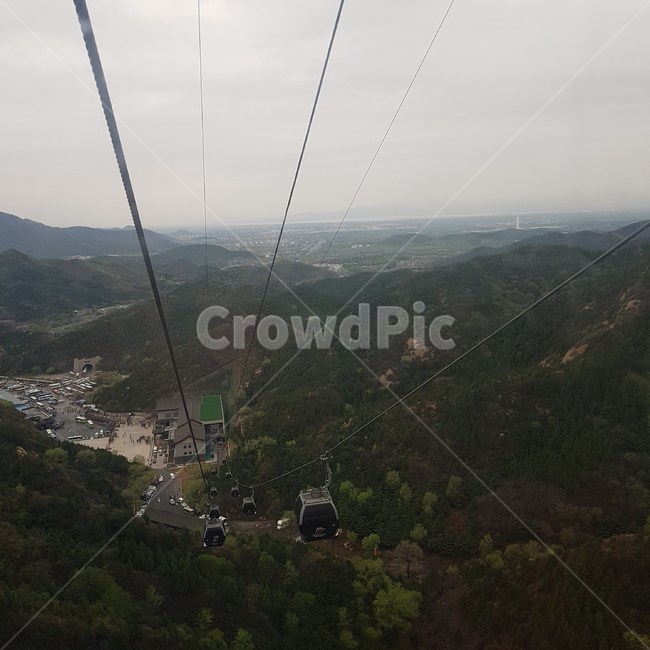 케이블카,산,케이블,외국,등산,자연,풍경,nature,landscape