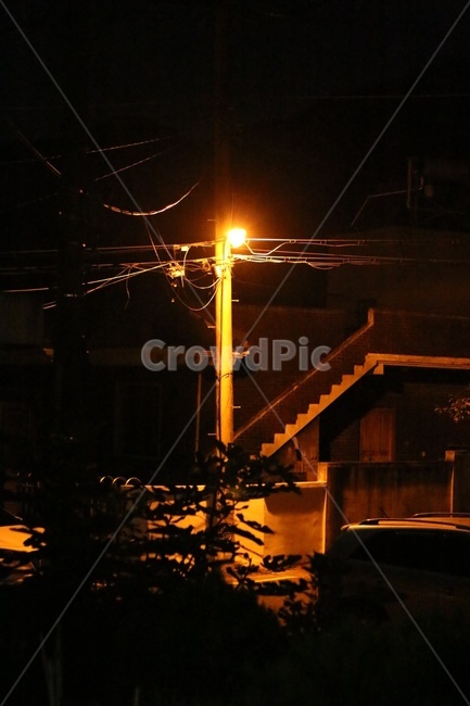 어두움,시골,가로등,배경,handrail,banister,난간,야경,밤,풍경,nightscape,night,landscape