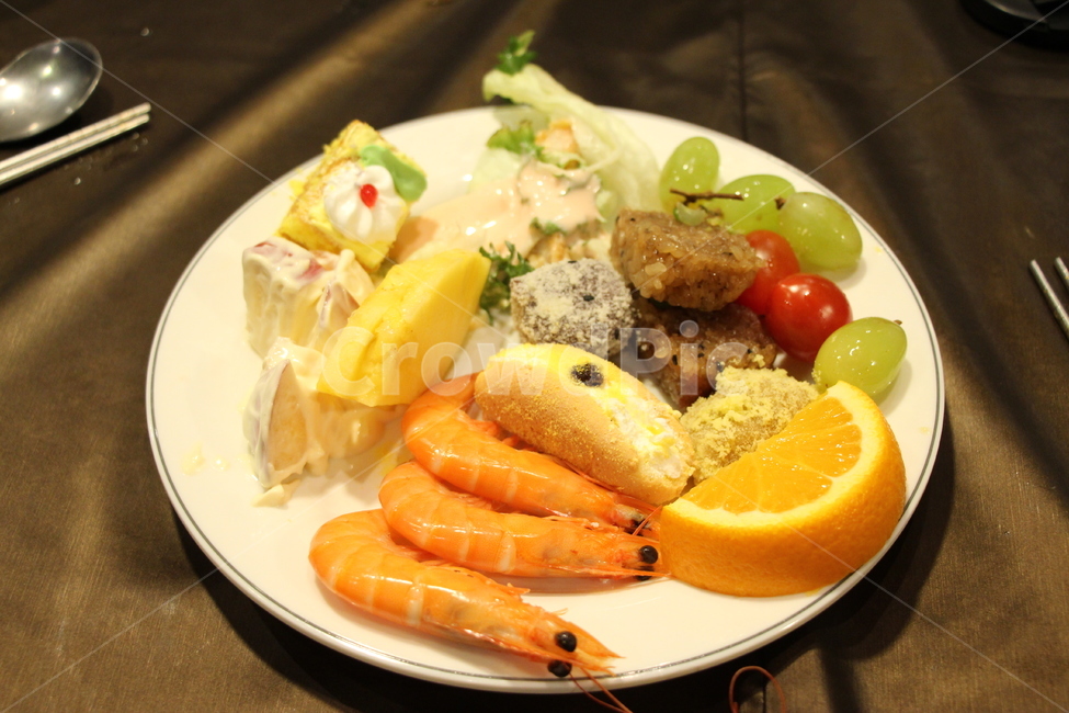 부페,요리,새우,과일,접시,음식,buffet,dish,shrimp,fruit,plate,food