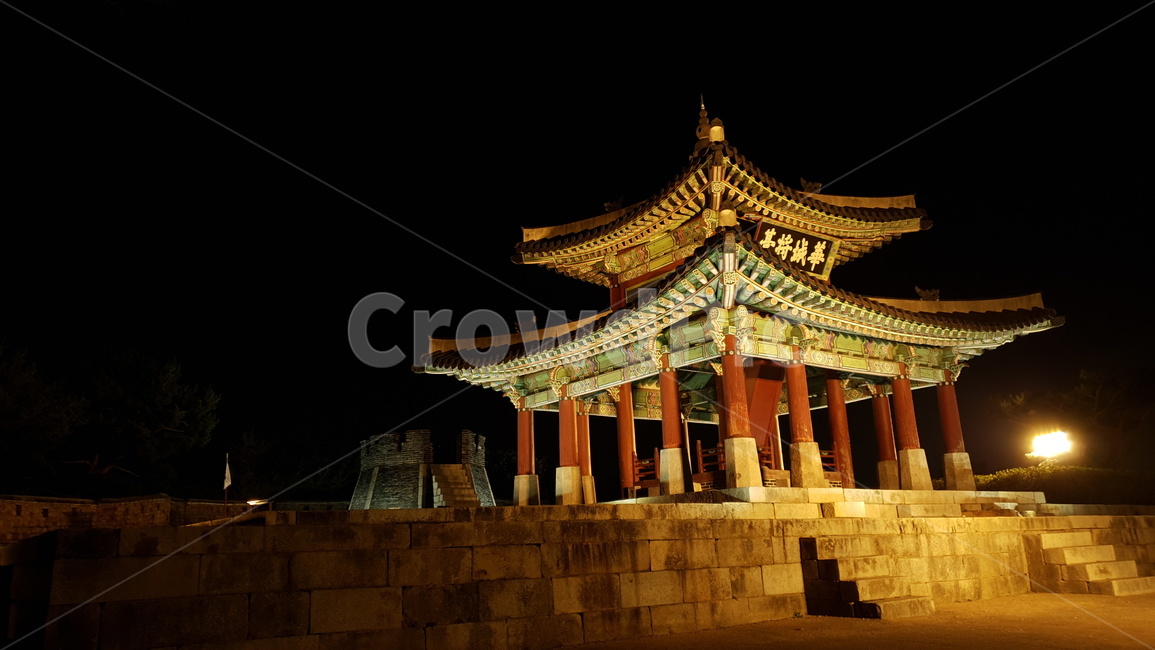 야경,팔달산,세계유네스코,화성,건축물,한국전통,한국문화,korean traditional,korean culture