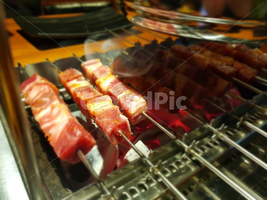 양고기,연기,꼬치,양꼬치,저녁,안주,맛있는