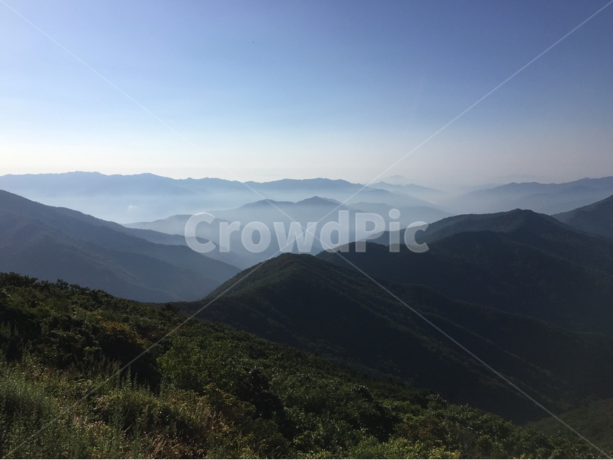 산,지리산,노고단,능선,하늘,자연,풍경,nature,landscape,mountain range,산맥,outdoors,옥외,mountain,slope,경사
