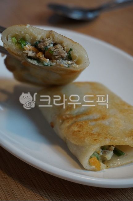 전병,밀전명,메밀전병,한식,한국음식,만두