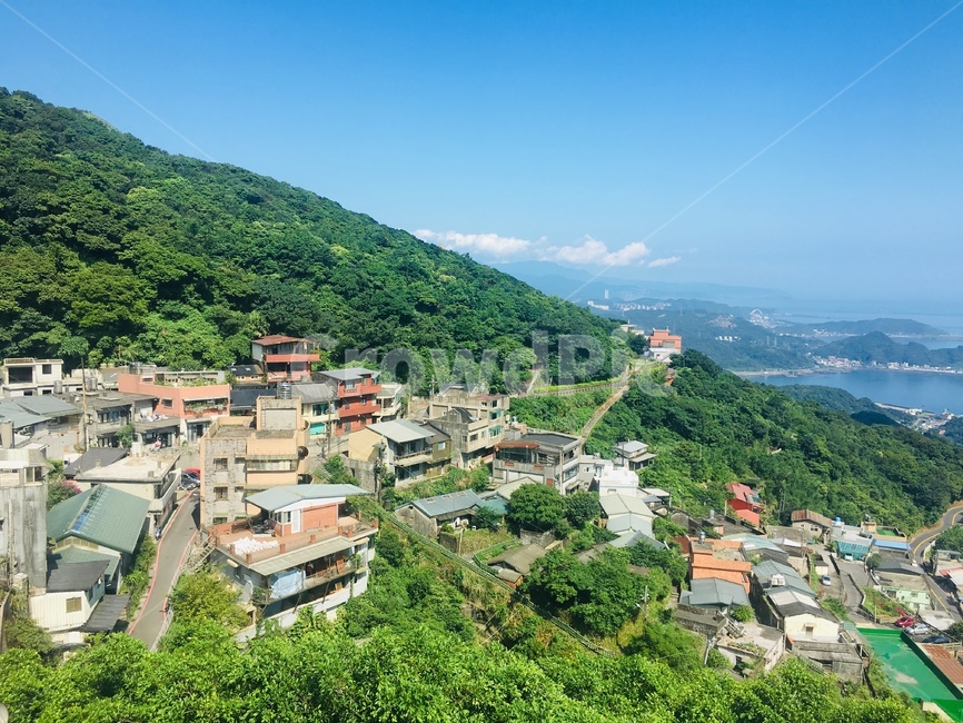 outdoors,landscape,경치,자연,scenery,풍경,nature,대만,지우펀,산,하늘