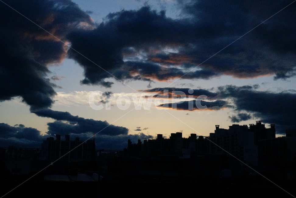 실루엣,일몰,해질녘,sunset,밤,빌딩,건물