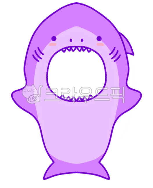 상어,shark,상어가족,이모상어,상어캐릭터,상어그림,상어합성,보라상어