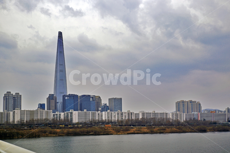 잠실,한강,아파트,제2롯데월드,잠실둔치,자연,도시,풍경,city,landscape,한국도시풍경,한국도시경관,korea cityscape