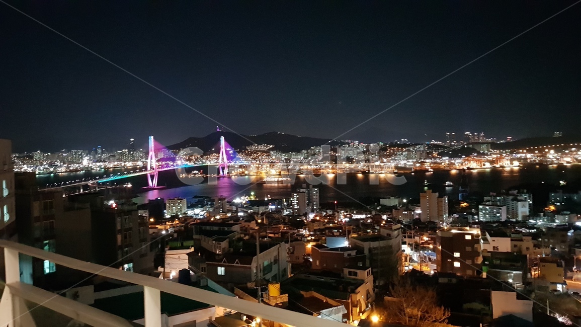 남항대교,야경,저녁,풍경,영도,부산