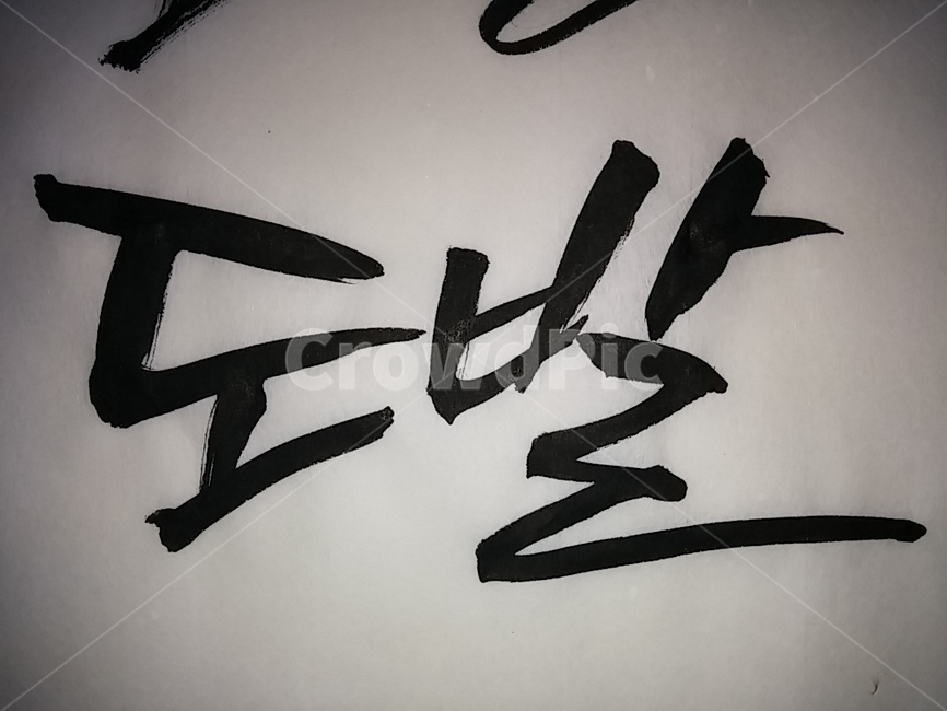 도발,캘리그라피,글씨,캘리,폰트,text,필적,handwriting