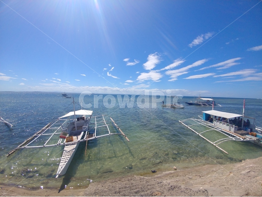필리핀,세부,풍경,자연,바다,해변,푸른바다,sea,보트,boat,beach,해변,바다,beach,sea,사람들,대중,군중,other people,crowd,교통,교통수단,traffic,transportation