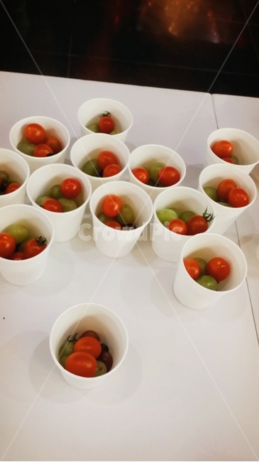 방울토마토,토마토,간식,종이컵간식,공연장