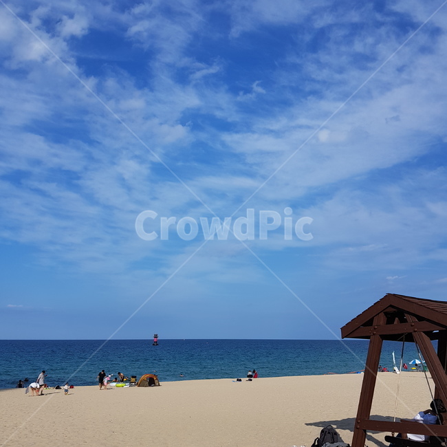 물,대양,바다,자연,sea,오두막,텐트,휴가,여름,피서,해수욕