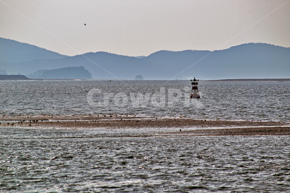 부표,영종도,인천,정서진,서해,바다