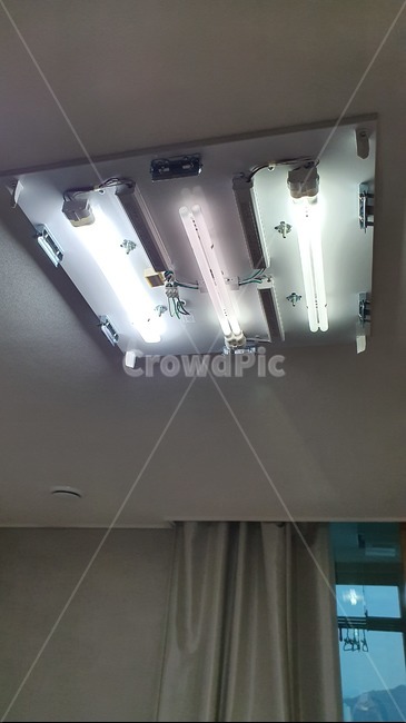 lighting,조명,형광등,형광등교체,아파트,방