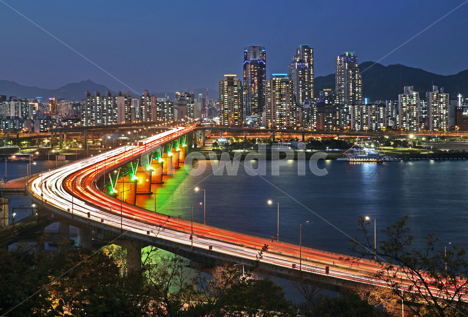 야경,청담배수지공원,청담대교,한강,도심풍경,도심야경,한강다리,자양동