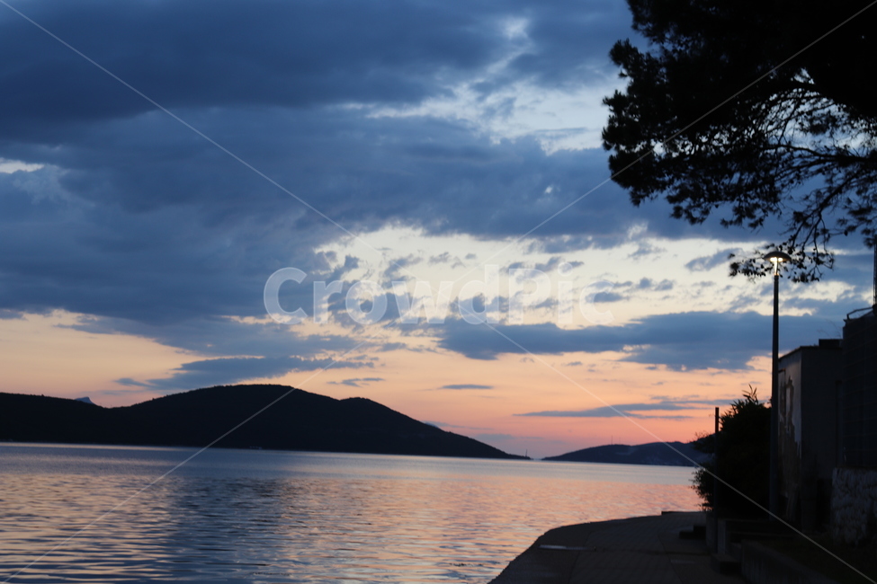 Bosnia,Adria Hotel,Bosnia night view,Eastern Europe,adriatic sea