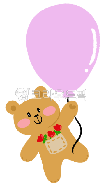 귀여운곰돌이,풍선이름표,생일판,풍선잡은곰돌이,동물이름표,신학기이름표,풍선메모지