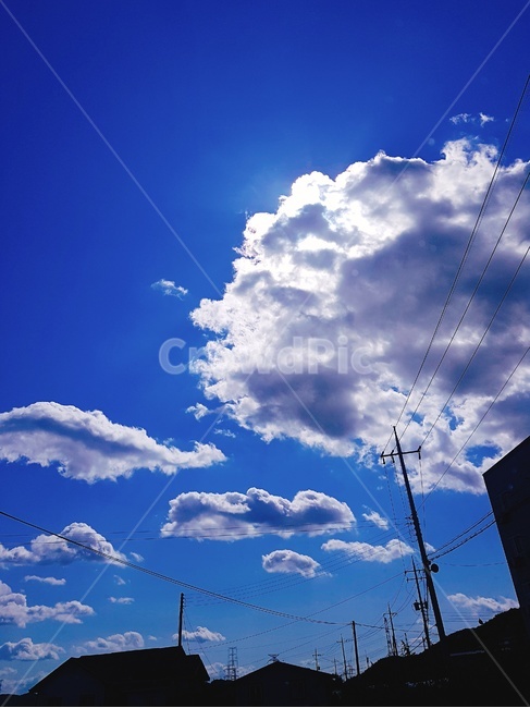 하늘,구름,역광,드라이브,파란색,하늘색,햇빛,전봇대,자연,풍경,nature,landscape,outdoors,옥외