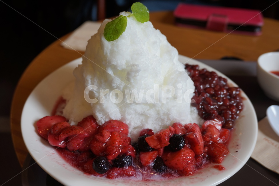 빙수,베리빙수,우유빙수,음식,시원한음식