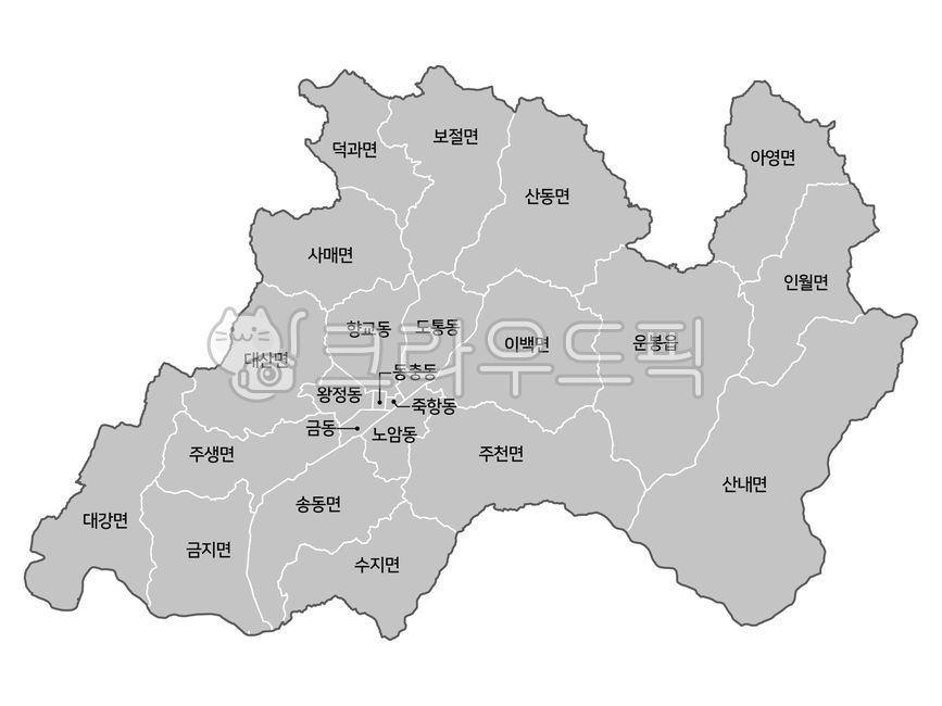 Namwon City,Namwon city administrative map,Namwon Map,Namwon,Namwon City Administrative District,Namwon city map,map of korea