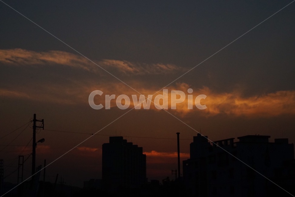 노을,주황,감성,자연,휴식,sky,red,구름,저녁