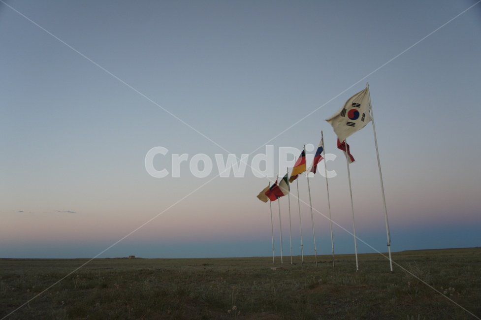 몽골,초원,mongolia,국기,flag,바람