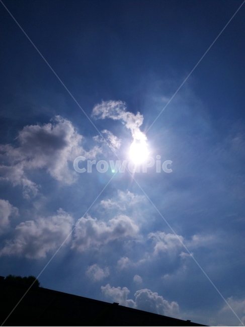 하늘,파랑,태양,햇빛,햇살,구름,눈부신,여름,자연,풍경,nature,landscape,light,빛,flare,플레어,sunlight,weather,날씨