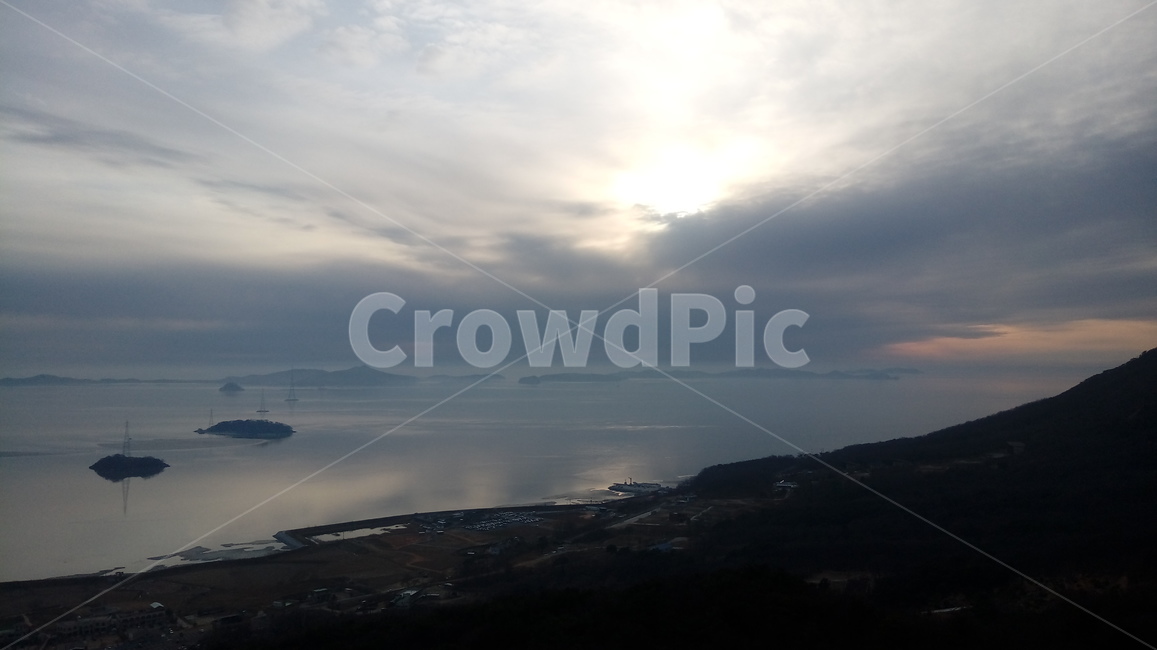 바다,노을,하늘,섬,풍경,자연,풍경,nature,landscape