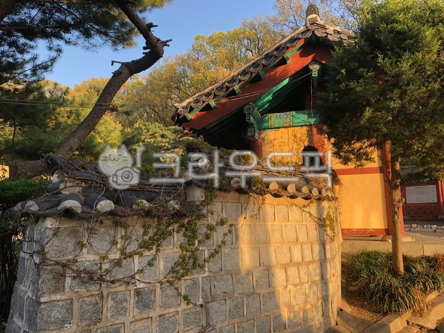 옛스러움,절,한국적인,전통적인,돌담길,전통