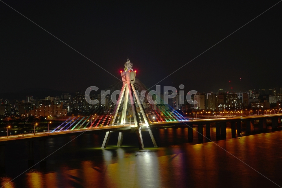 서울,한국,seoul,korea,올림픽대교,잠실,한강,hangang,야경,서울야경,한국야경,강,물,water,river,bridge,교량,교각,다리,한강다리,풍경,landscape,nightview,nightscene,nightscape,건물,도시,빌딩,city,building