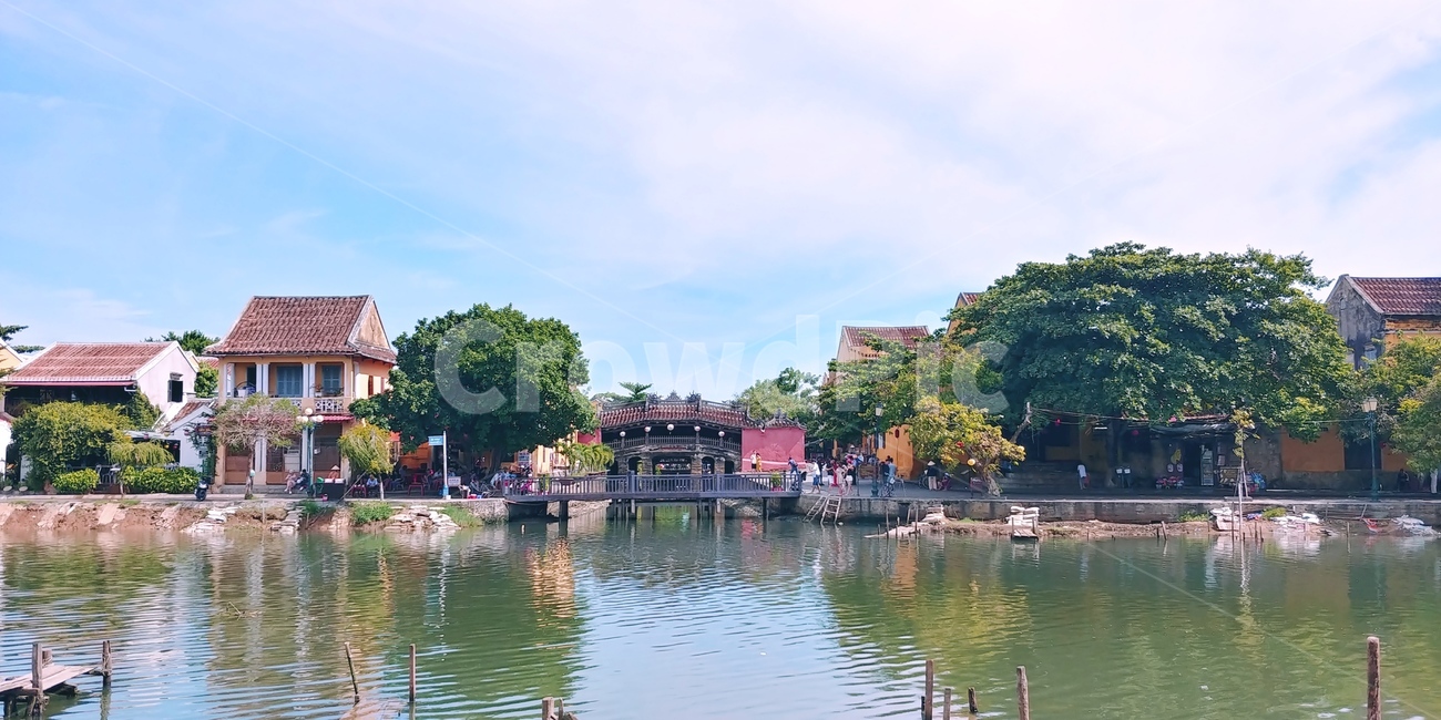 water,물,nature,자연,강,river,하늘,sky,마을,집