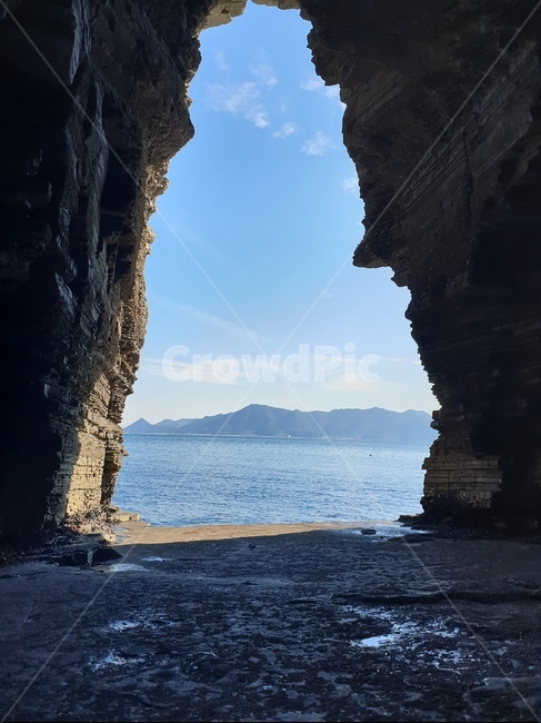 물,상족암군립공원,고성,경상남도,자연,바다,sea,cave,동굴,해안선,shoreline,돌,자연,풍경,nature,landscape