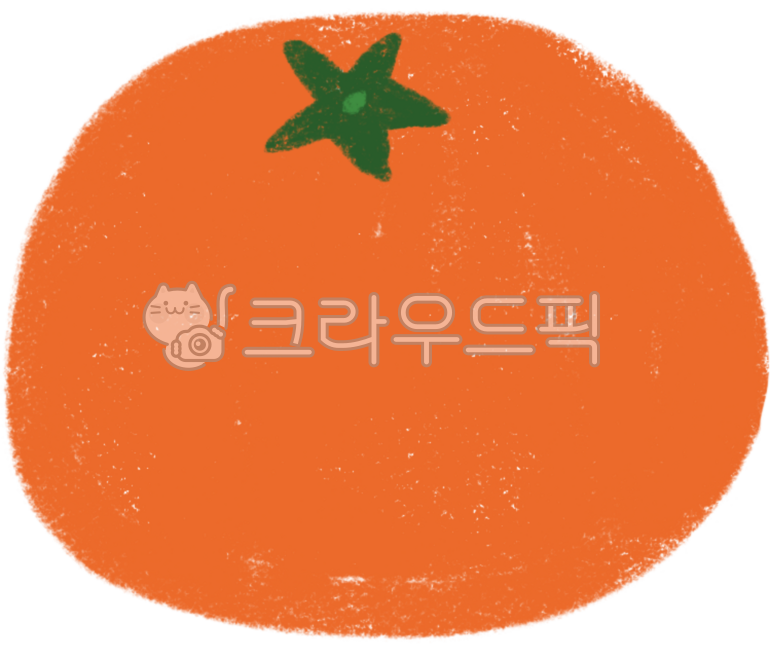 일러스트, 손그림, 과일그림, 과일일러스트, 귤, 사진,이미지,일러스트,캘리그라피 - 납이작가