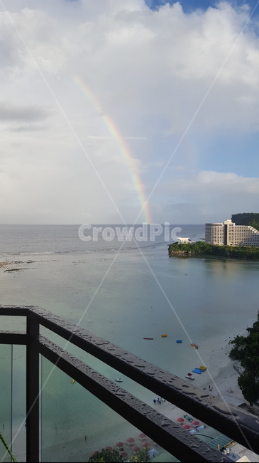 괌,투몬비치,바다,무지개,비갠후,guam,바다무지개,자연,풍경,nature,landscape