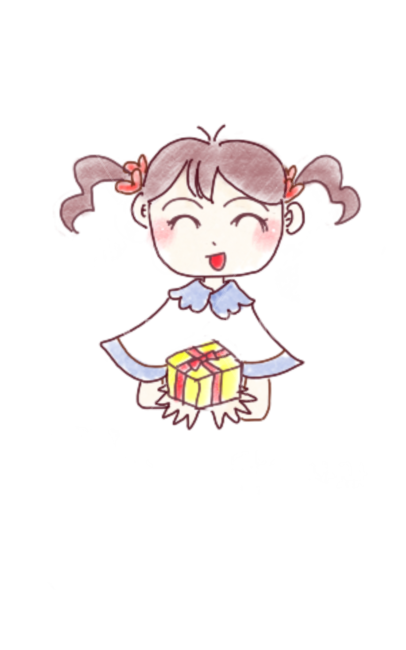 아이,소녀,캐릭터,선물,감사,축하,감정표현,기분,feeling,emotion,누끼,remove background,그래픽,일러스트레이션,graphic,illustration