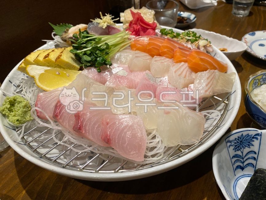 food, 플래터, 회, 한국푸드, 회정식, 사진,이미지,일러스트,캘리그라피 - vogue212작가