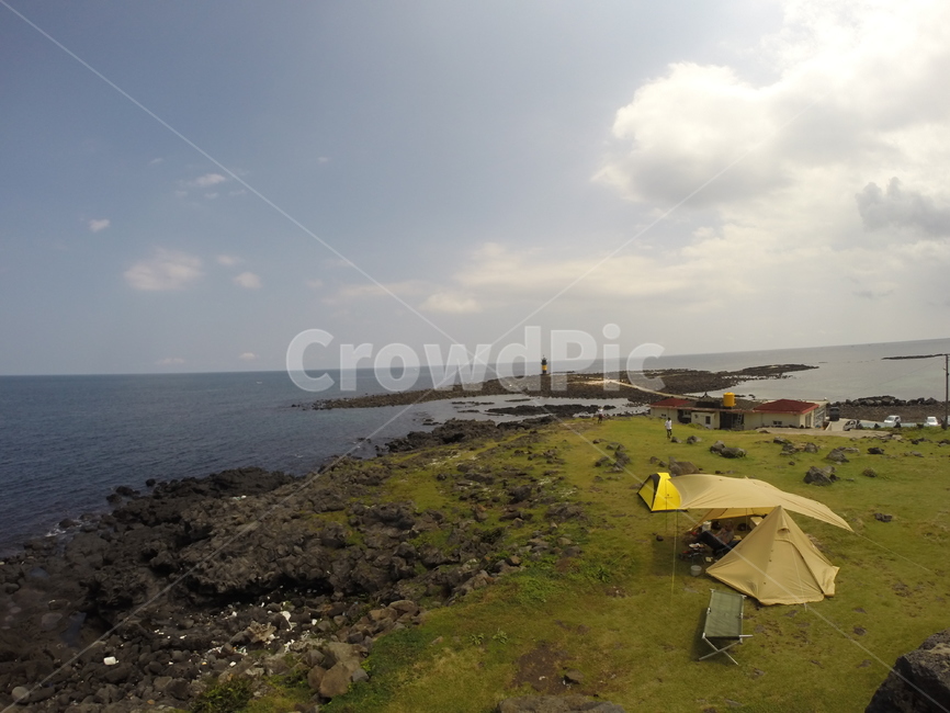 바다,제주도,제주도바다,캠핑,텐트,구름,하늘,자연,풍경,nature,landscape
