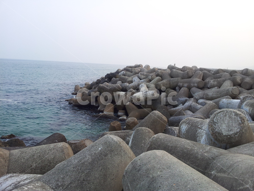 테트라포드,방파제,바다,tetrapod,해안