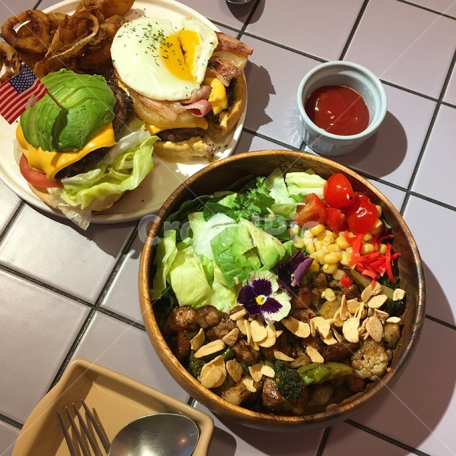하와이안,음식,외식,레스토랑,table,food,포케,햄버거,수제버거,음식,식재료,요리,food,cook,meal,dishes,food reserves