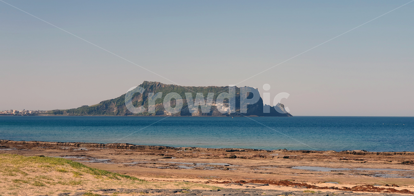 자연,outdoors,land,나라,물,ocean,연안,해안선,shoreline,대양,제주도,성산일출봉