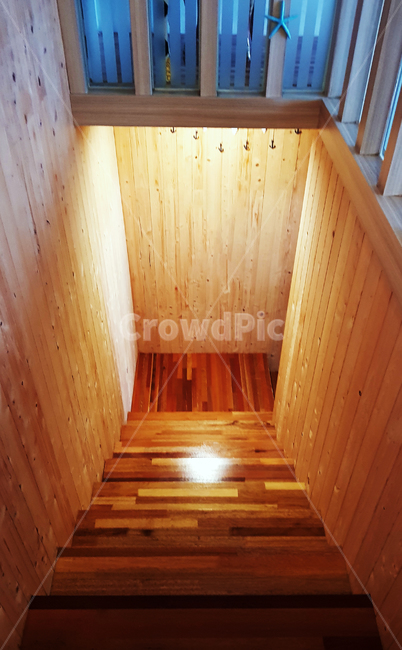 계단,밝은,빛,인테리어,나무계단,stair,건물,걸음,내려가기,건물안